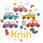 Personalized baby Plate - Cars
