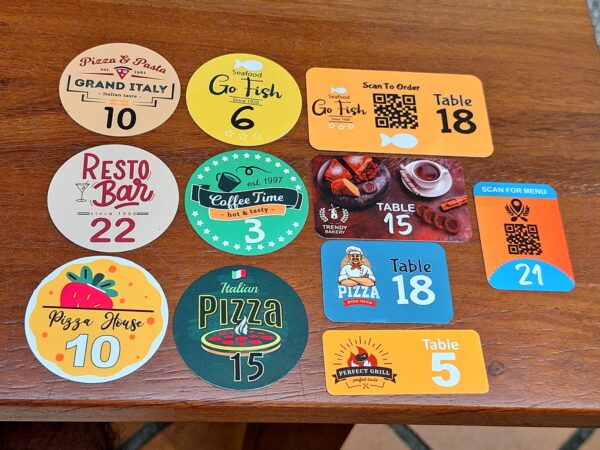 Custom Table Number