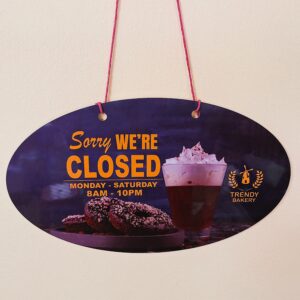 Aluminum Open/Closed Sign