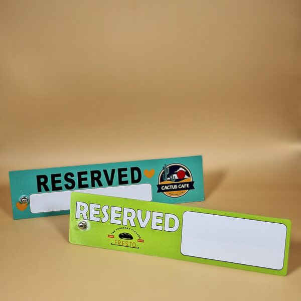 Erasable Aluminum Sign