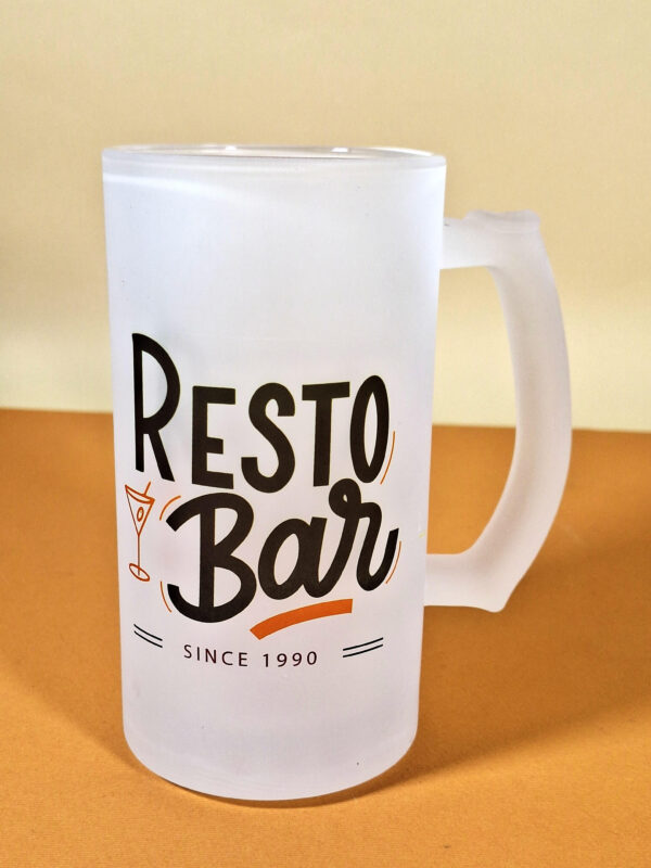 Frosted beer Mug